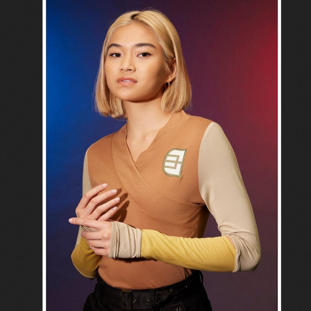 NWT Her Universe Star Wars Andor Bix Caleen Cosplay Girls Long-Sleeve Top